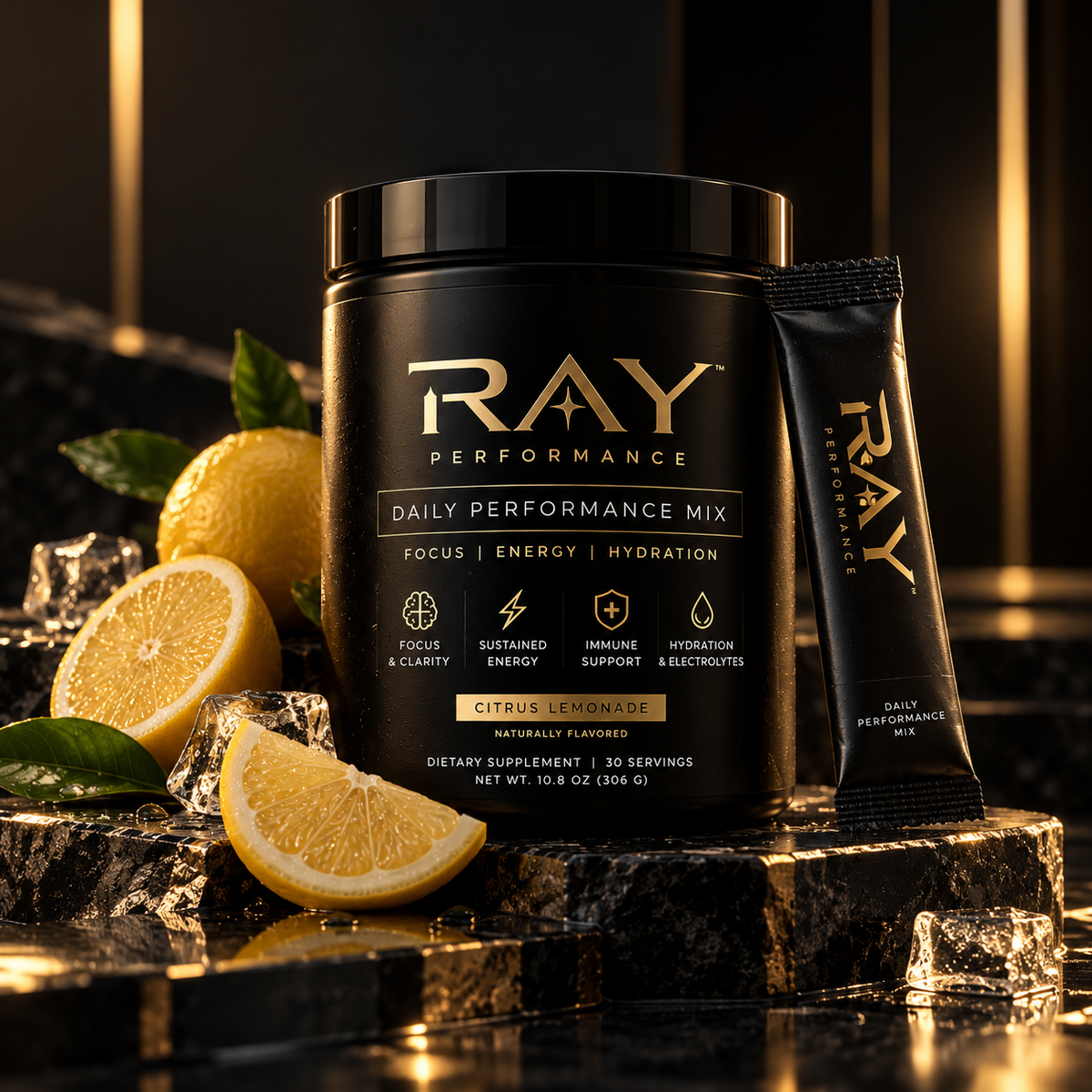 RAY Functional Drink Mix – Stick Packs